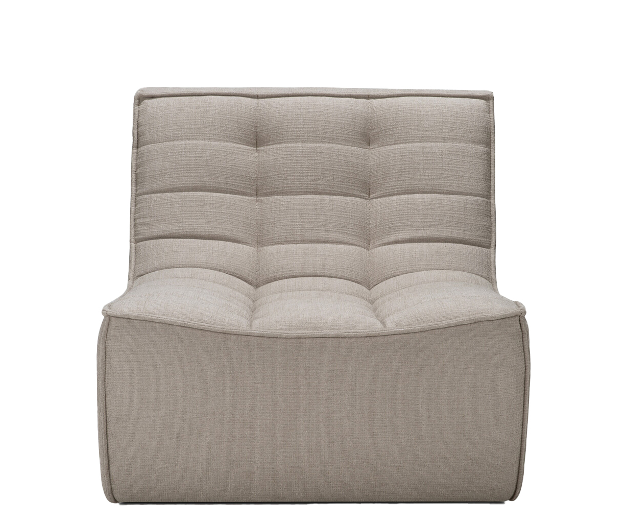 Ethnicraft N701 sofa - 1 seater - Ecru