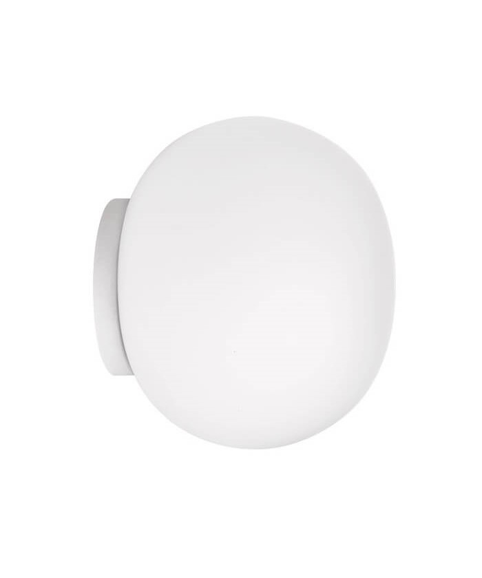 Flos - Glo-Ball Mini C/W Zero Væg-/Loftlampe (Spejl Montering) White