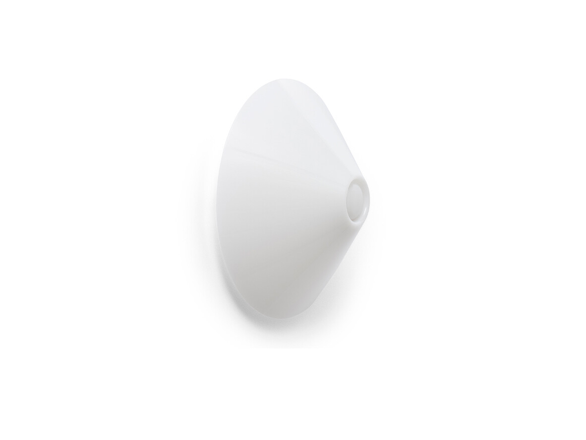 HAY - Ono Flush Mount Væg-/Loftlampe Ø350 IP44 Hvid Opal