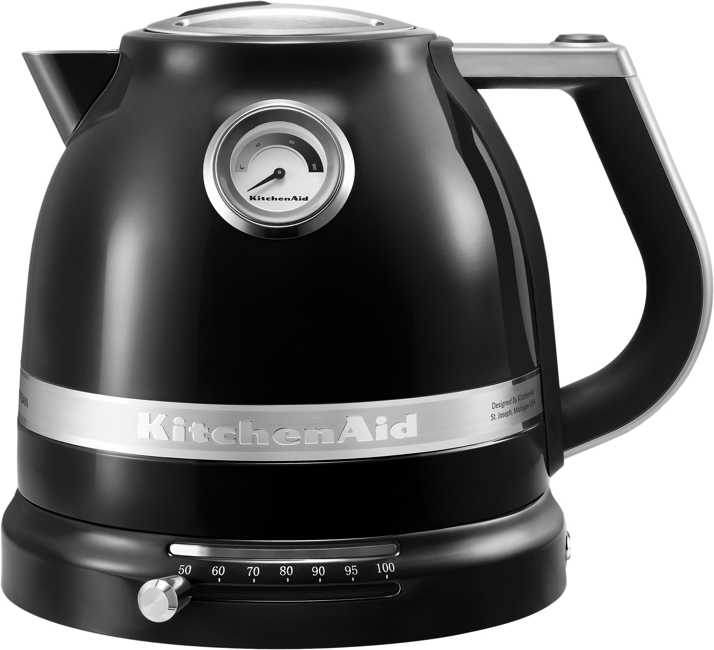 KitchenAid Artisan Elkedel Creme 1,5 Liter Black Str 1,5 liter - Elkedler hos Magasin