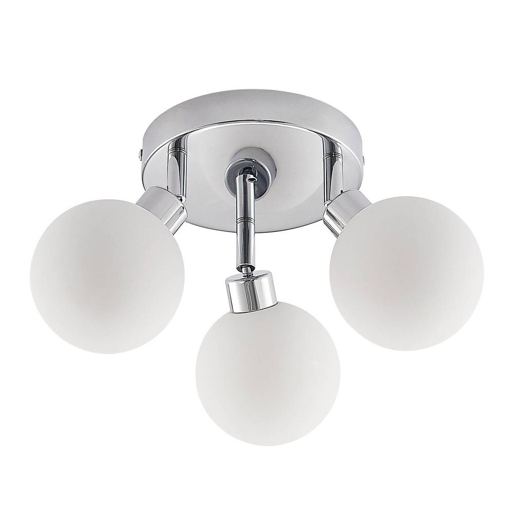 Lindby - Zaniba 3 Round Loftlampe Chrome