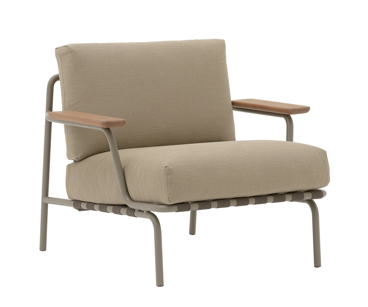 Muuto Settle Outdoor Lounge Chair - Ribbed Weave 5