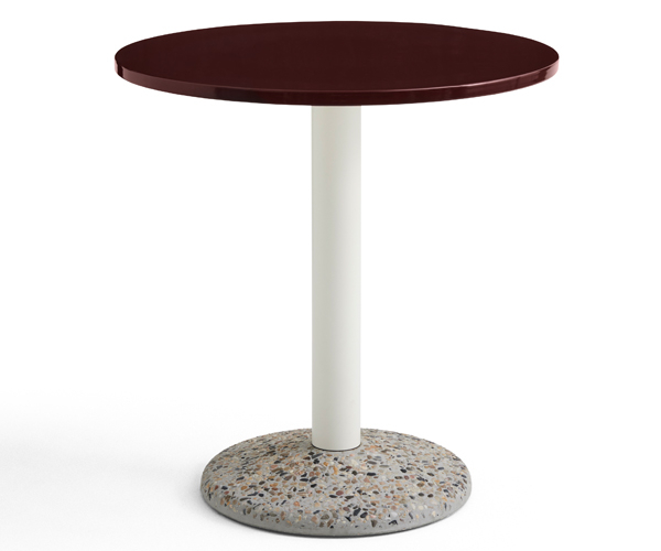 HAY Ceramic Table - Dia.70 - Bordeaux