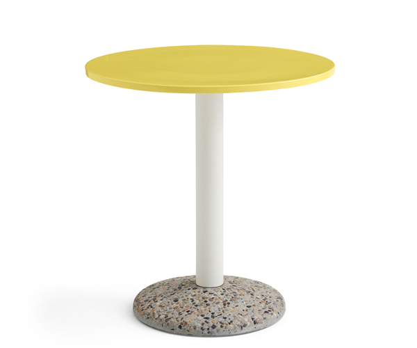 HAY Ceramic Table - Dia.70 - Bright Yellow