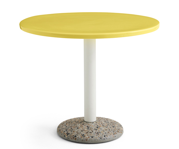 HAY Ceramic Table - Dia.90 - Bright Yellow