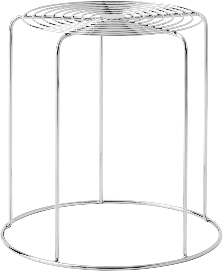 &Tradition Wire Stool Vp11 Stainless Steel Frame 0008 - Skamler & Taburetter hos Magasin