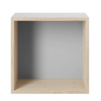 MUUTO Stacked - Medium med Bagbeklædning - Eg/Light Grey